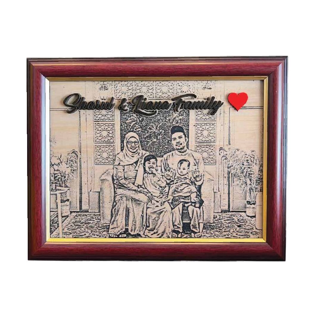 Home Ukiran Portrait (Single Layer)